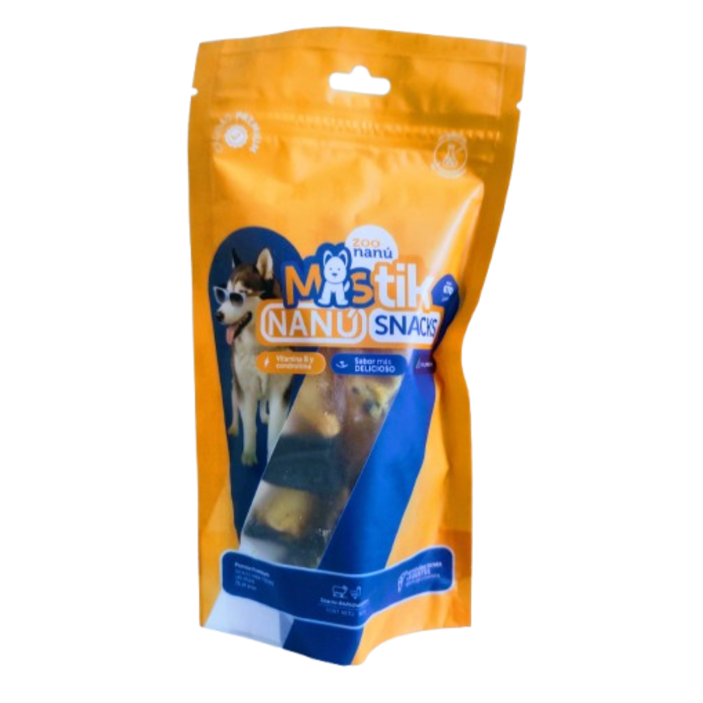 Nanu Snacks – Mix de Patitas, Mollejas e Hígado 50g